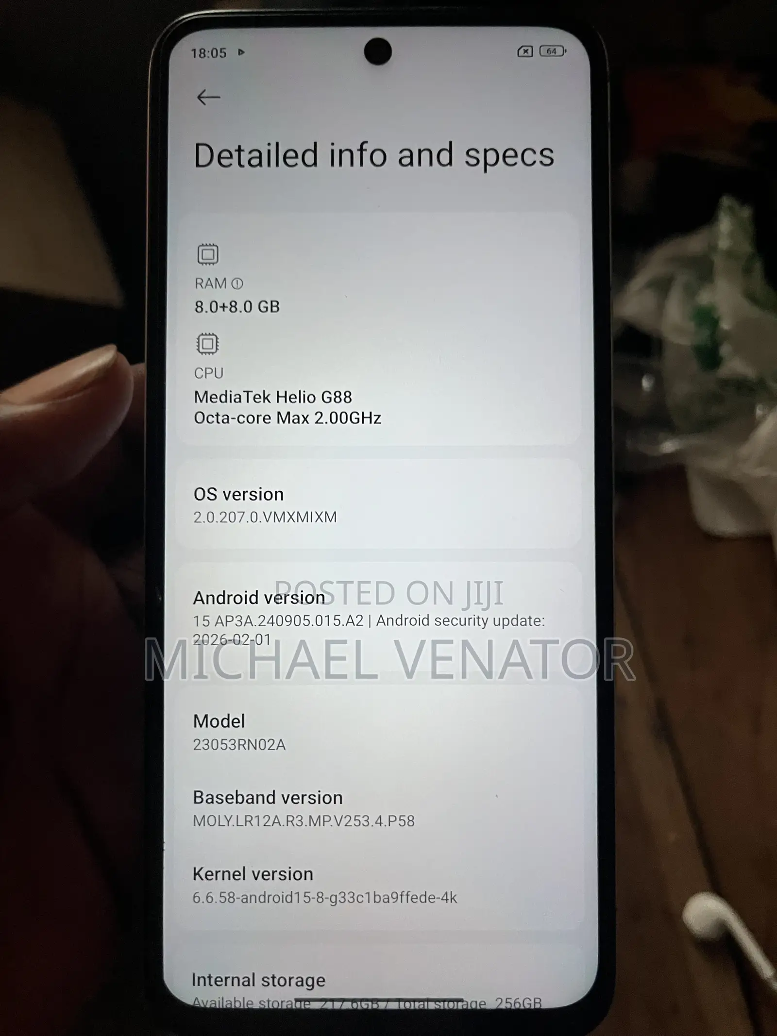 Xiaomi Redmi 12 5G 256 GB White