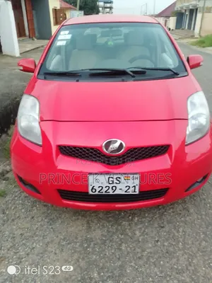 Toyota Vitz 1.3 AWD 3dr 2010 Red