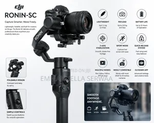 DJI Ronin-Sc – Capture Cinematic Shots With Ultimate Stability