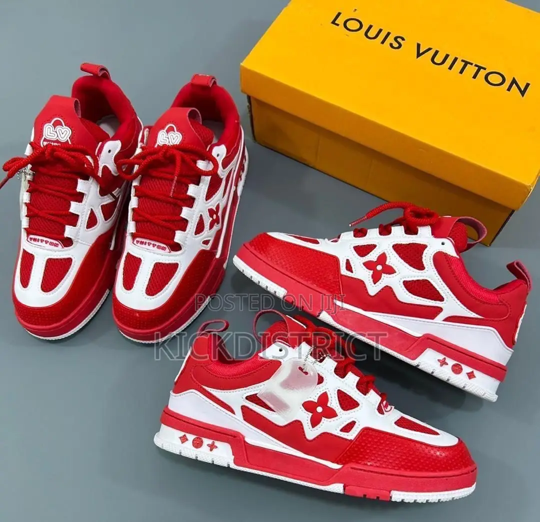 Luis Vuitton Trainer (Red /White )