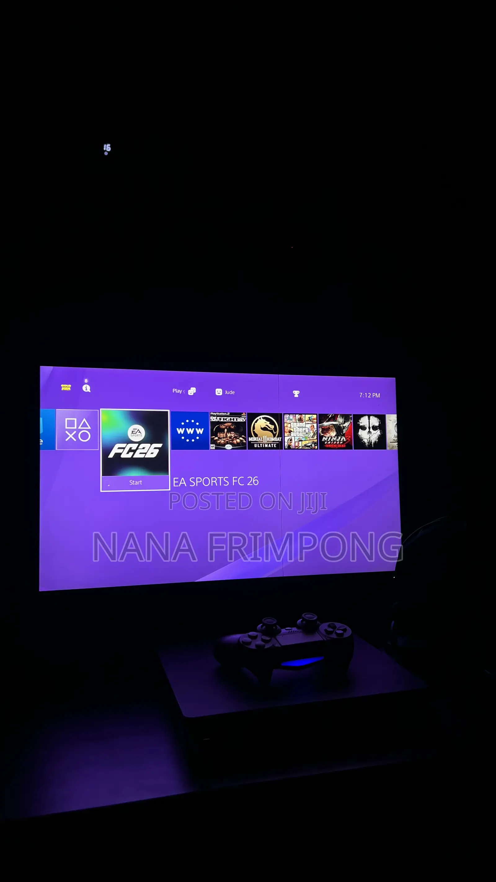 Sony Playstation 4 Loaded With Latest Games and Two Controllers