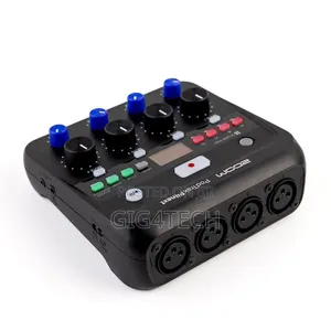 Zoom PodTrak P4next Podcast Recorder With 4 Input + AI Noise Reduction
