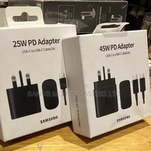 Samsung 25W 45W USB-C PD Fast Charger Adapter With USB-C Cable