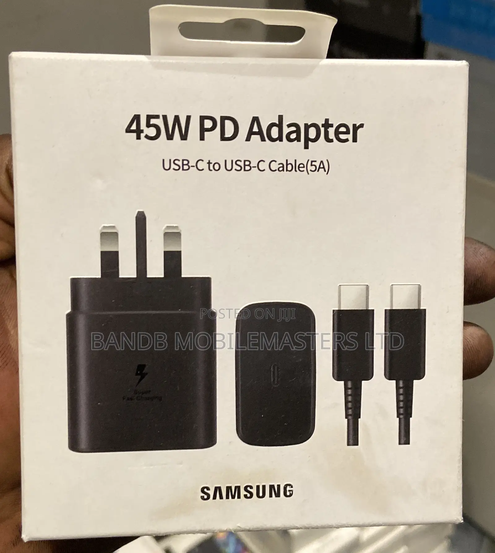 Samsung 25W 45W USB-C PD Fast Charger Adapter With USB-C Cable