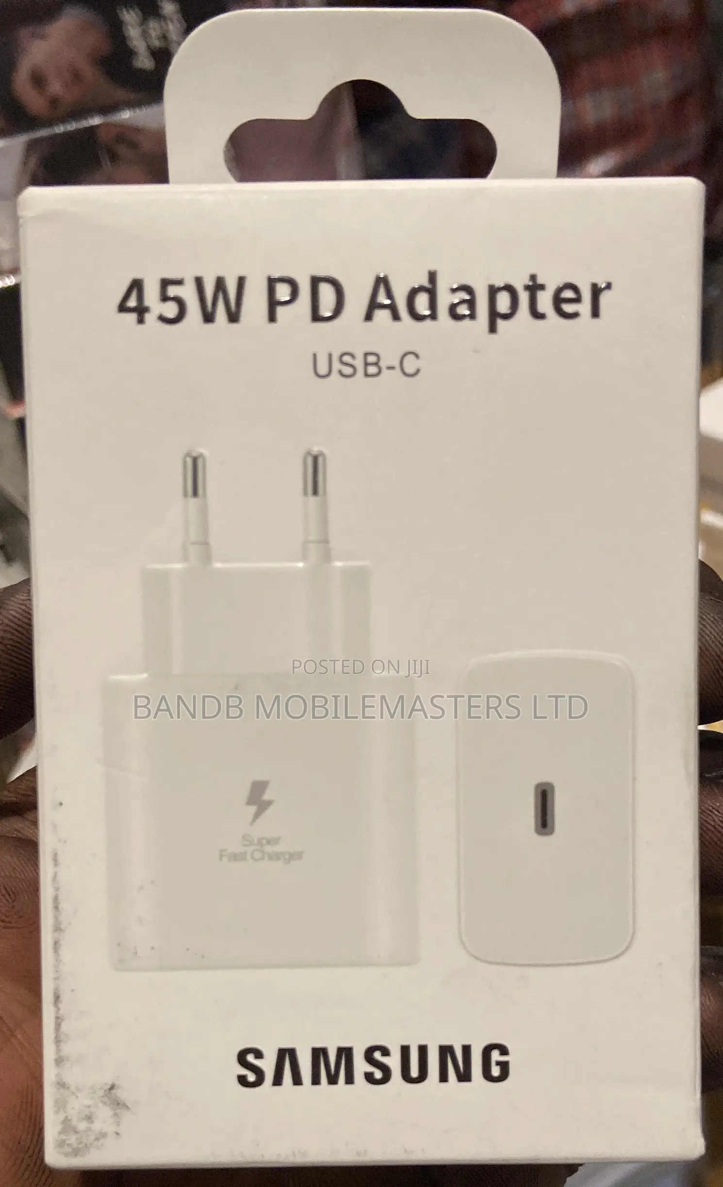 Samsung 45W PD USB-C Super Fast Charger Adapter | Black White
