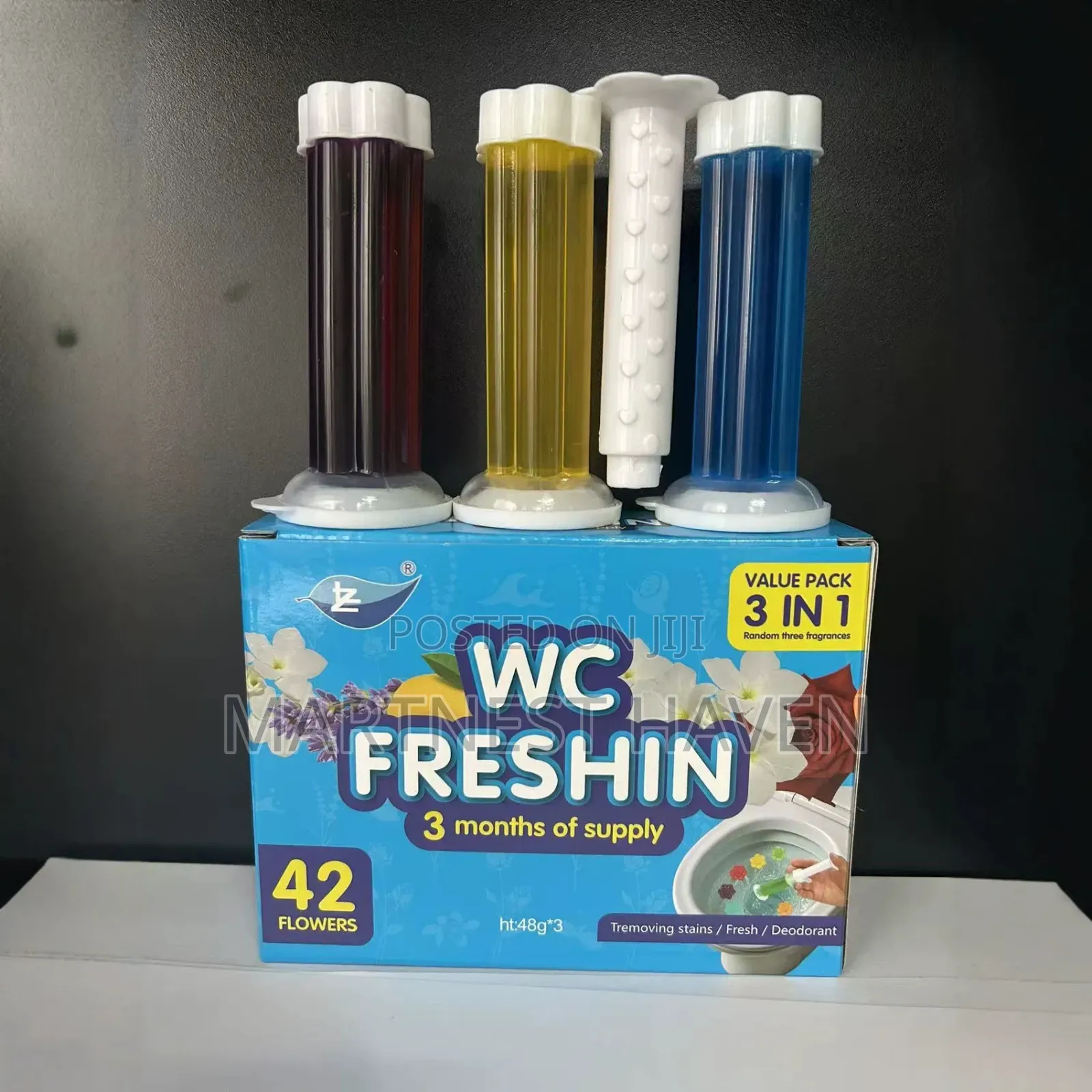 Toilet Seat/Sink Freshener Gel (3pcs)