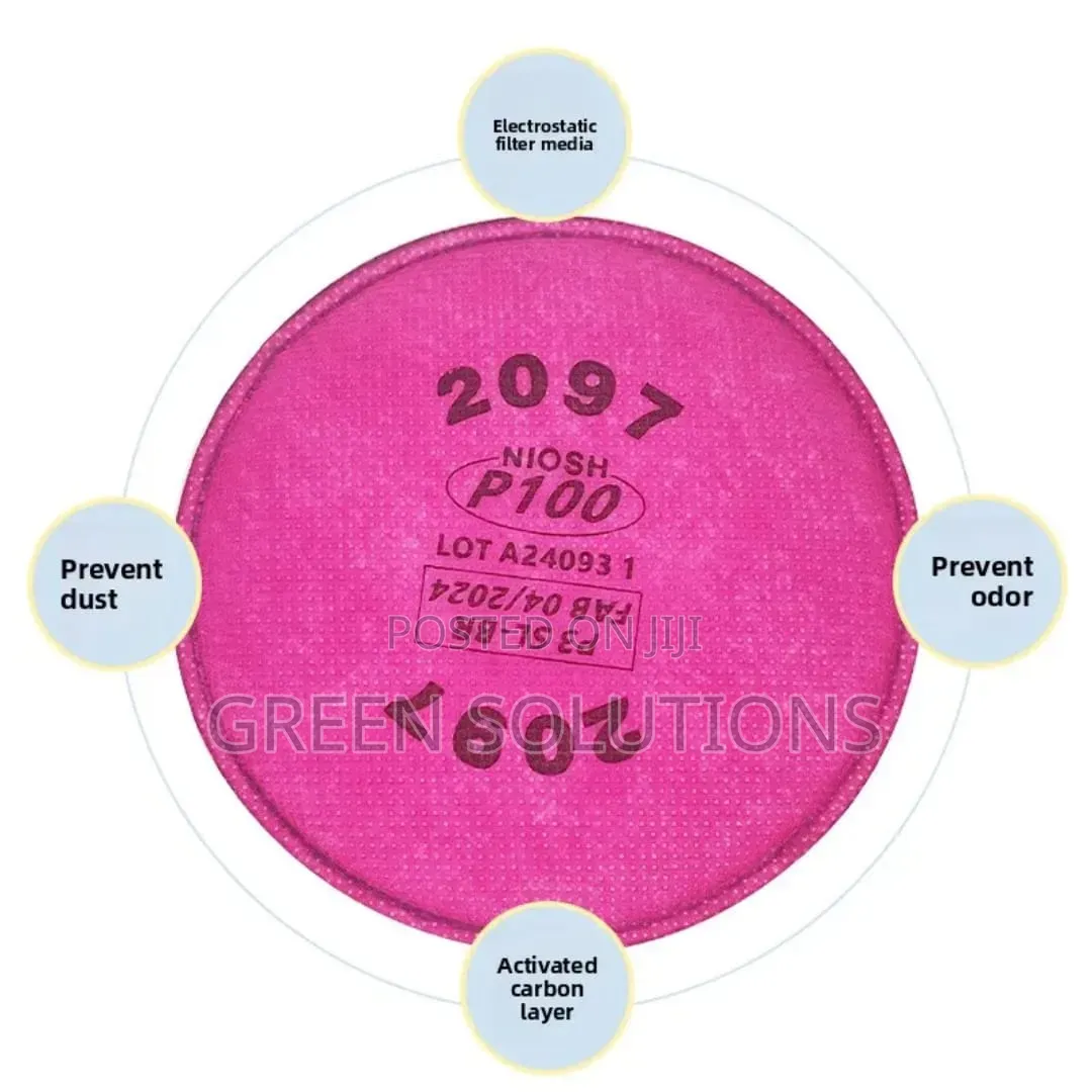 2097 P100 Filter Cartridges – High-Efficiency Particulate