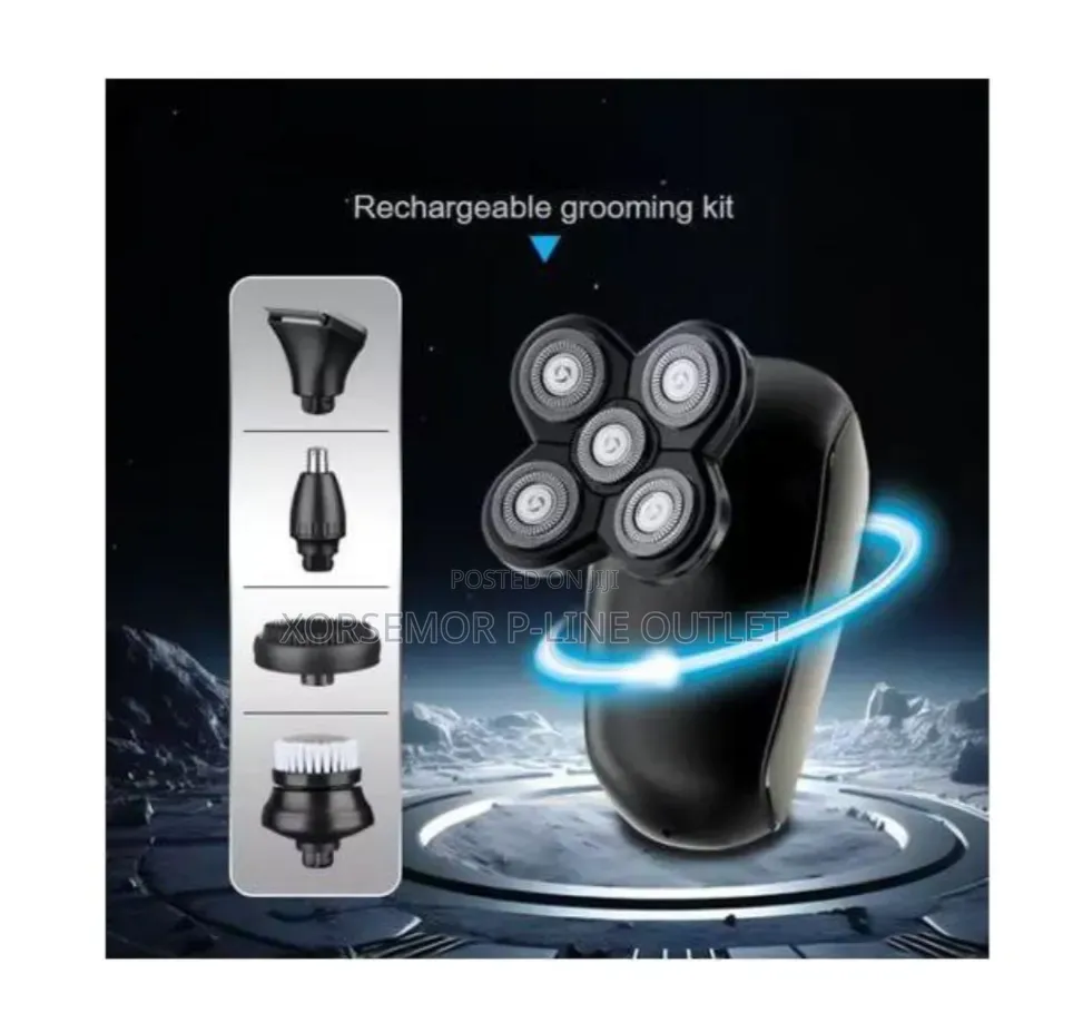 NG-7983 5-in-1 Wet Dry Shaver, Trimmer, Nose Ear, Head Shaver,