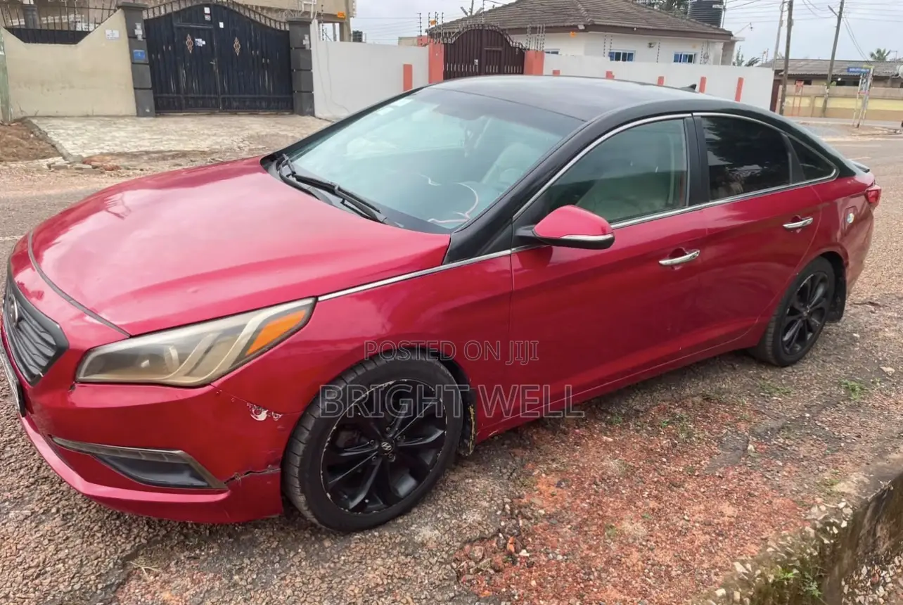 Hyundai Sonata Limited 2.0T 4dr Sedan (2.0L 4cyl Turbo 6A) 2015 Red