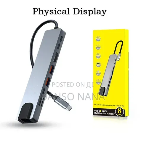 8 in 1 Type-C to HDTV Multifunction Adapter