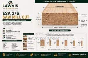 ESA 2×6 Sawn Timber (50 × 150 Mm)