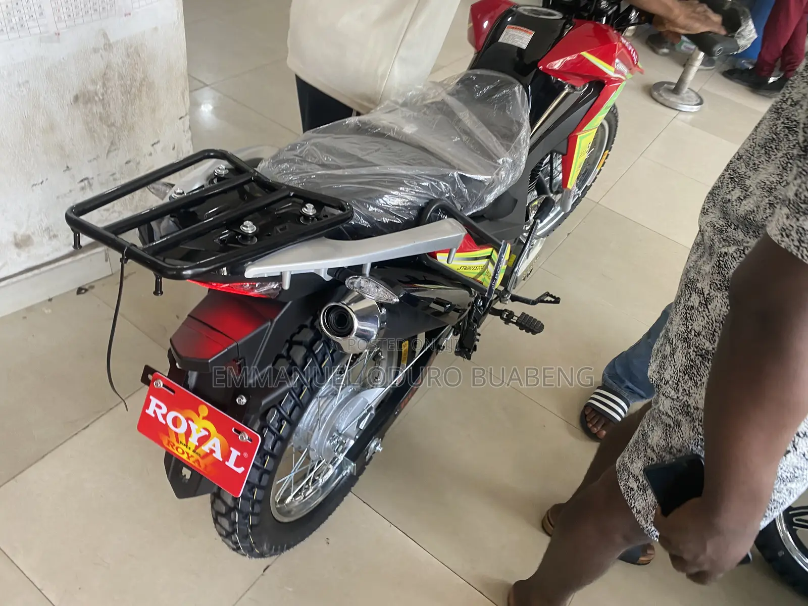 New Royal Motorcycle 2025 Red