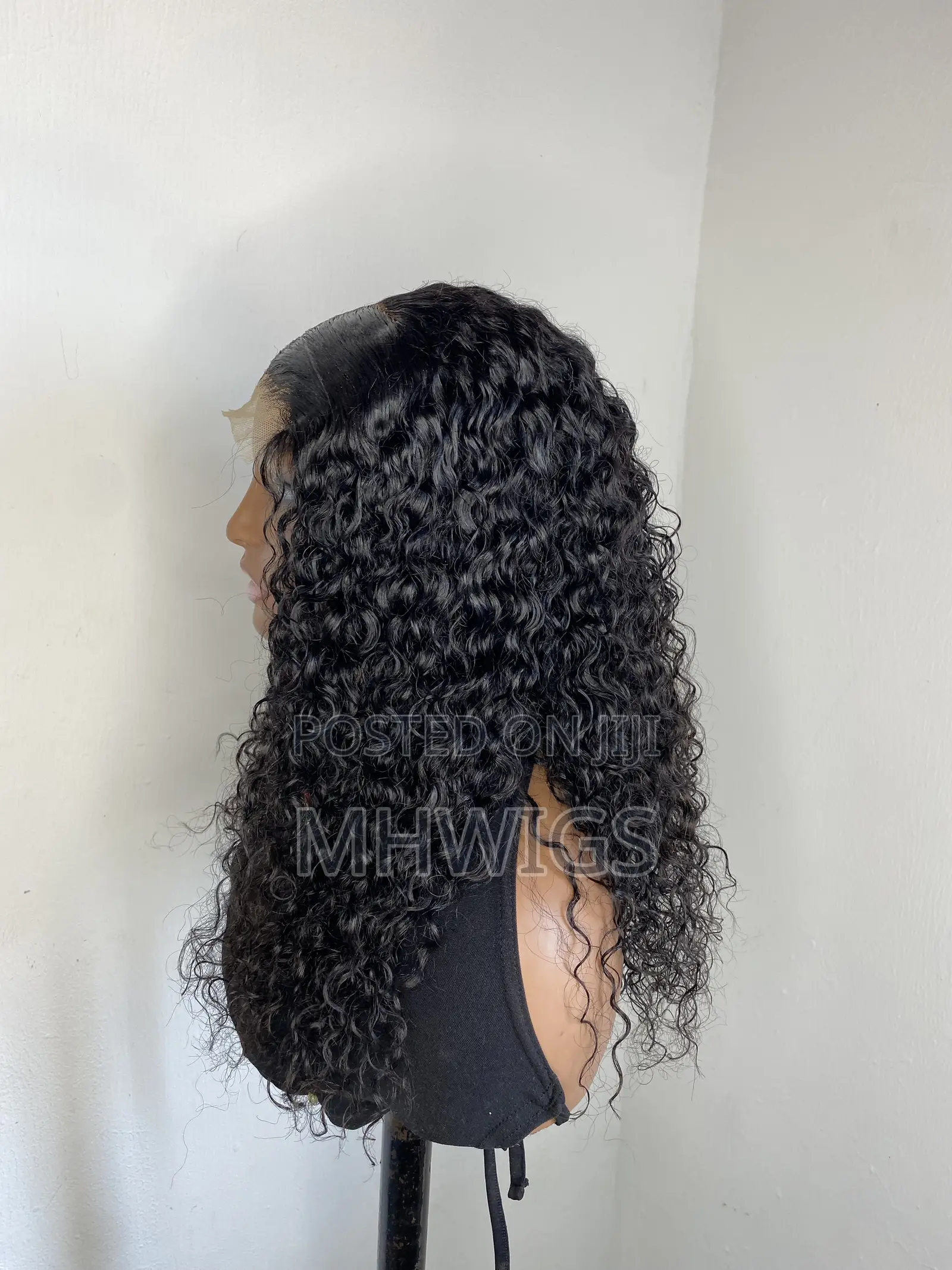 16 Inches Glueless Wet Curls Wig Cap