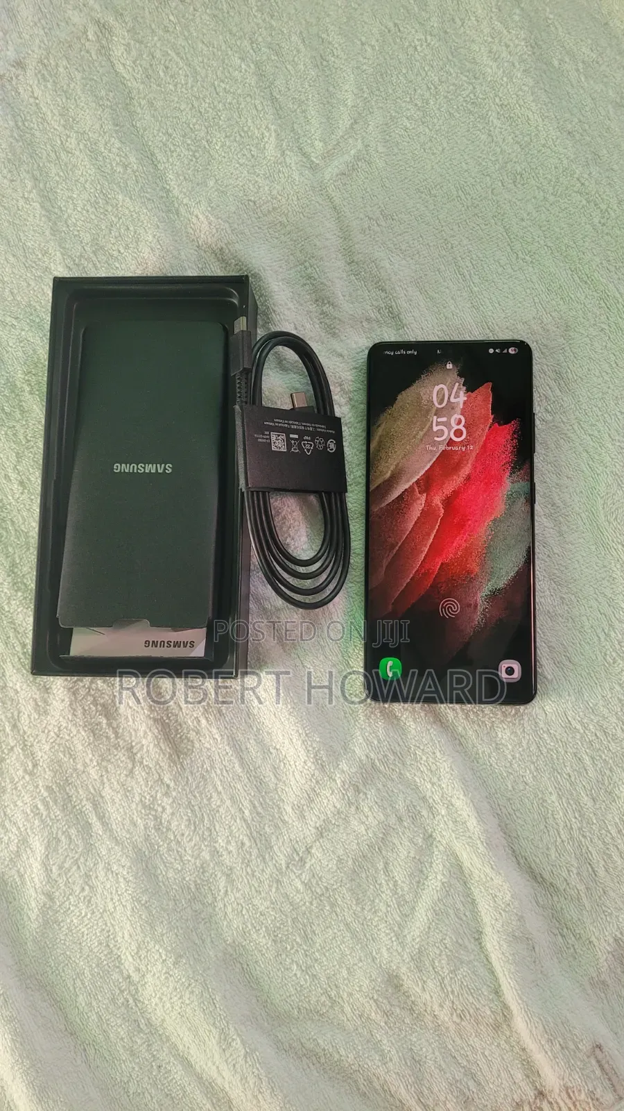 New Samsung Galaxy S21 Ultra 5G 256 GB Black