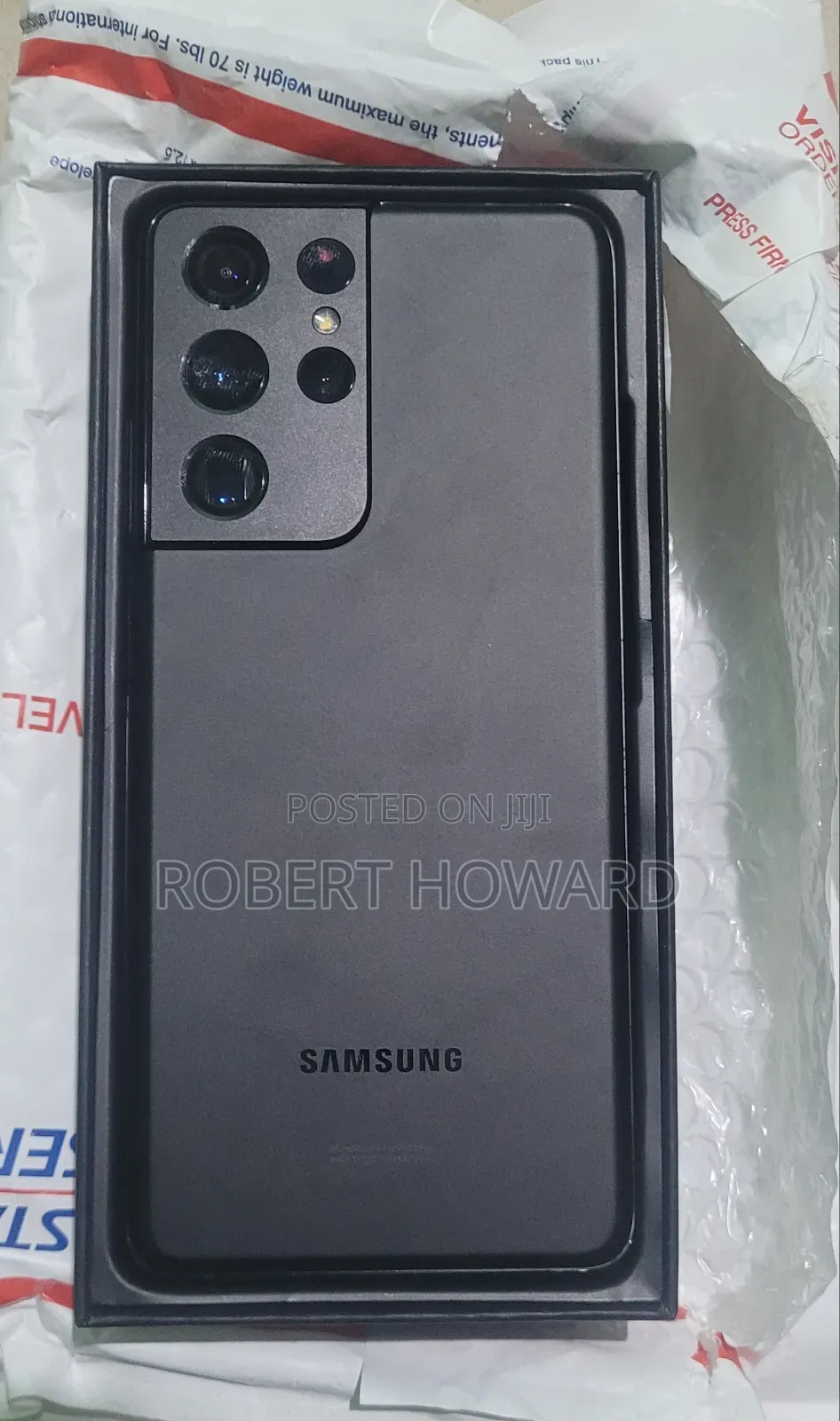 New Samsung Galaxy S21 Ultra 5G 256 GB Black
