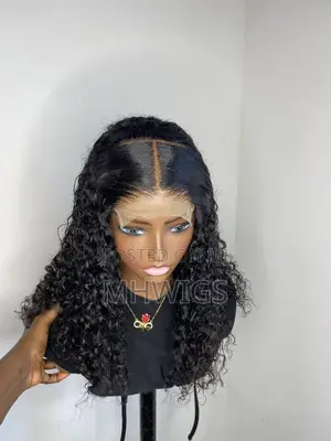 16 Inches Glueless Wet Curls Wig Cap