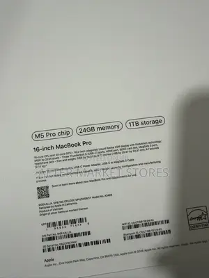 New Laptop Apple MacBook Pro 2026 M5 Pro 24GB Apple M5 Pro SSD 1T
