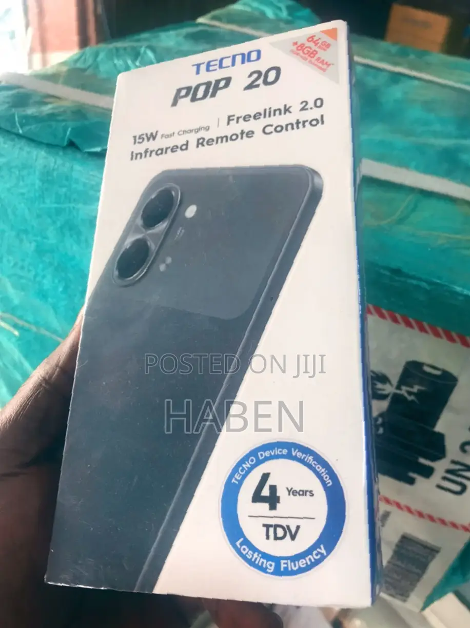 New Tecno Pop 20 64 GB Black