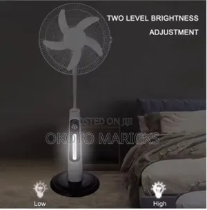 Rechargeable Solar Fan