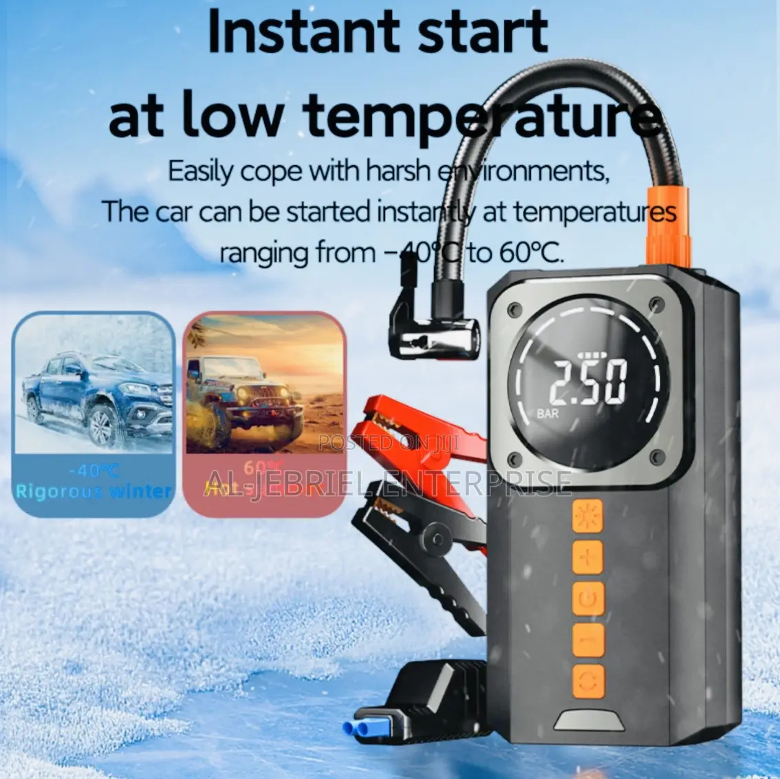 Jump Starter With Air Pump