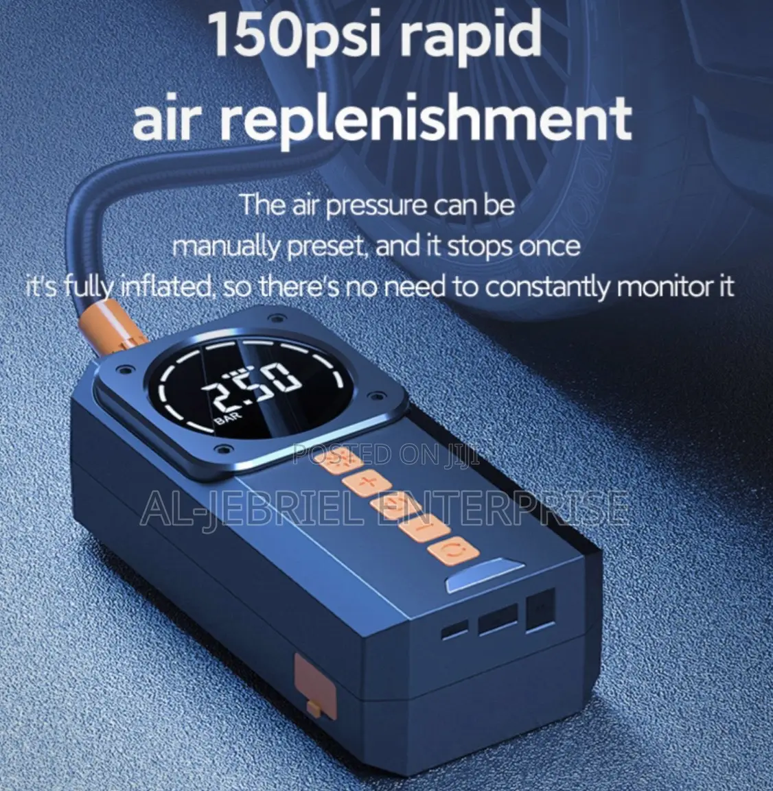 Jump Starter With Air Pump
