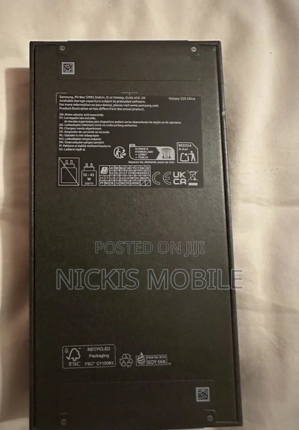 New Samsung Galaxy S25 Ultra 256 GB Gray