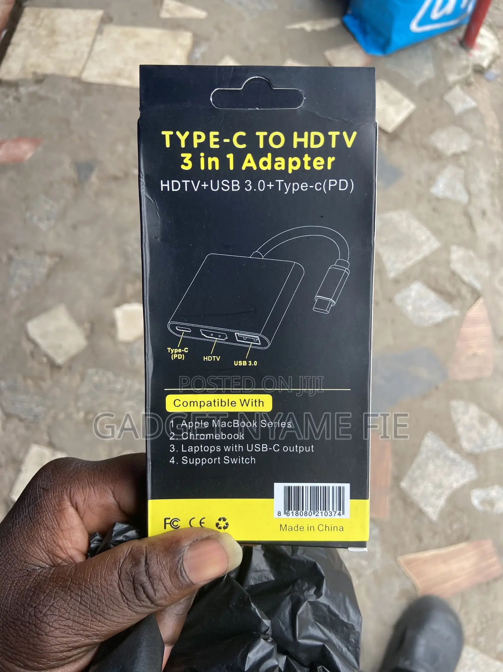Type C to HDMI + USB + PD
