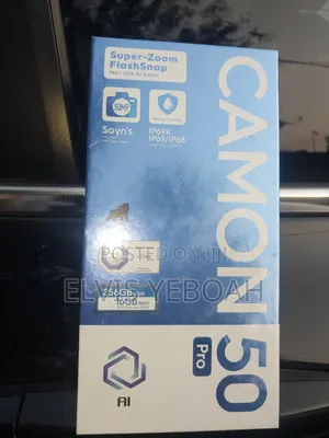 New Tecno Camon 50 Pro 256 GB Gray