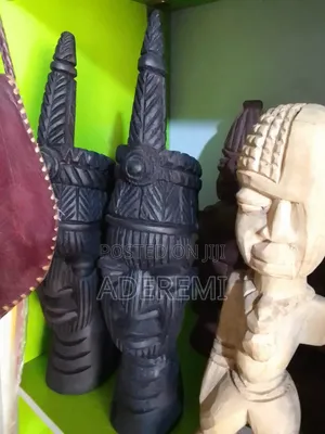 Yorùbá-Inspired Wooden Sculptures