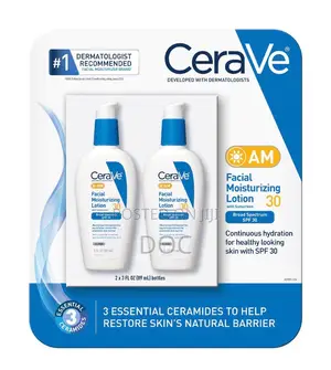 CeraVe AM Facial Moisturizing Lotion 30 SPF, 3 Fl Oz