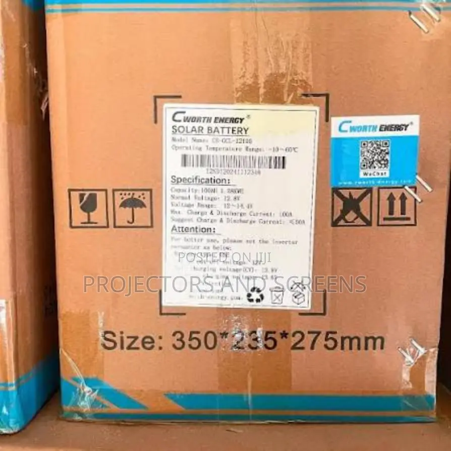 Cworth Lithium Ion Phosphate Battery 12v 100ah