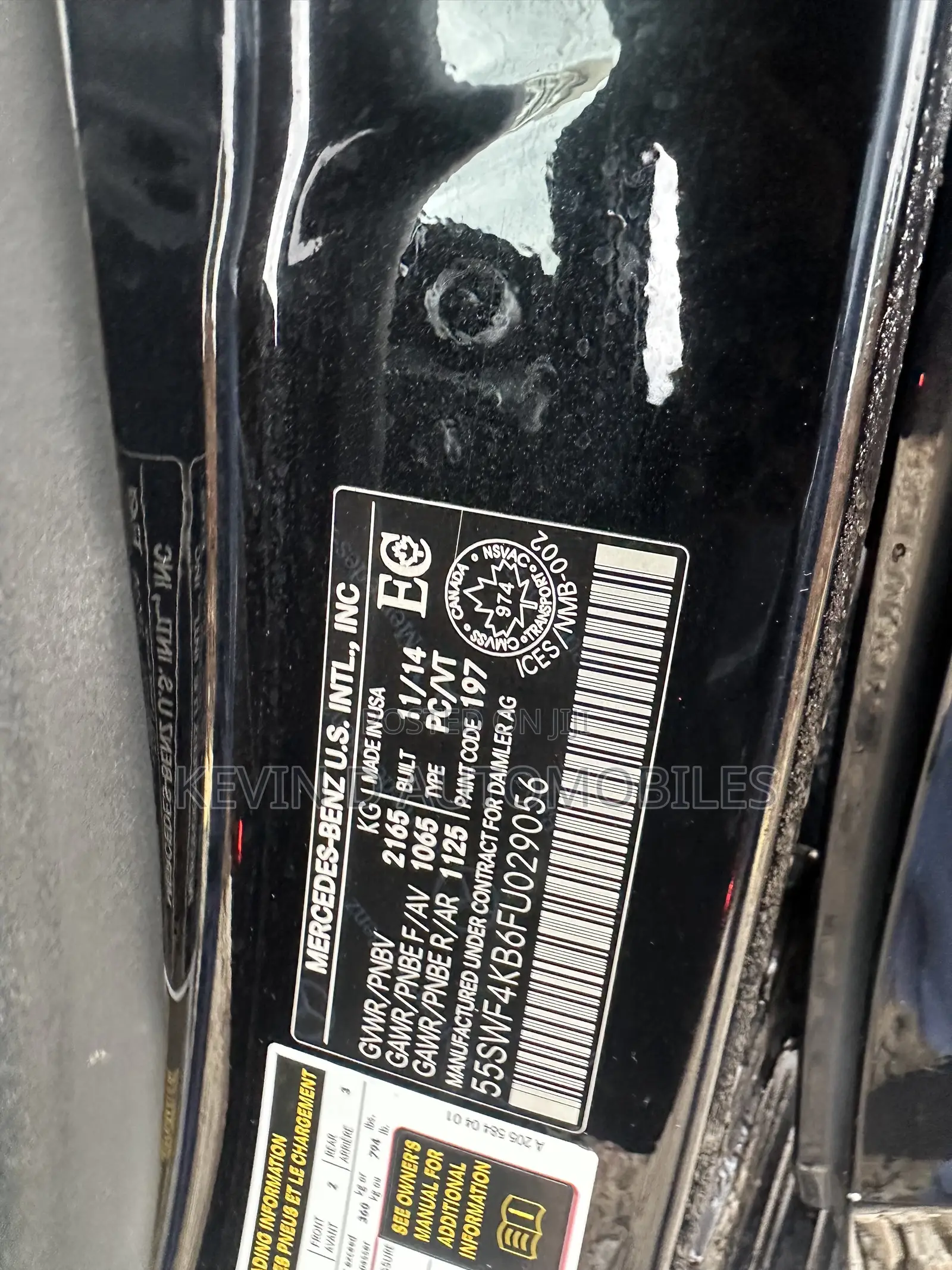 Mercedes-Benz C300 Base AWD 4Matic Sedan (2.0L 4cyl 7A) 2015 Black