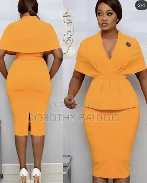 Yellow Fitting Dress Medium Size to 2xl