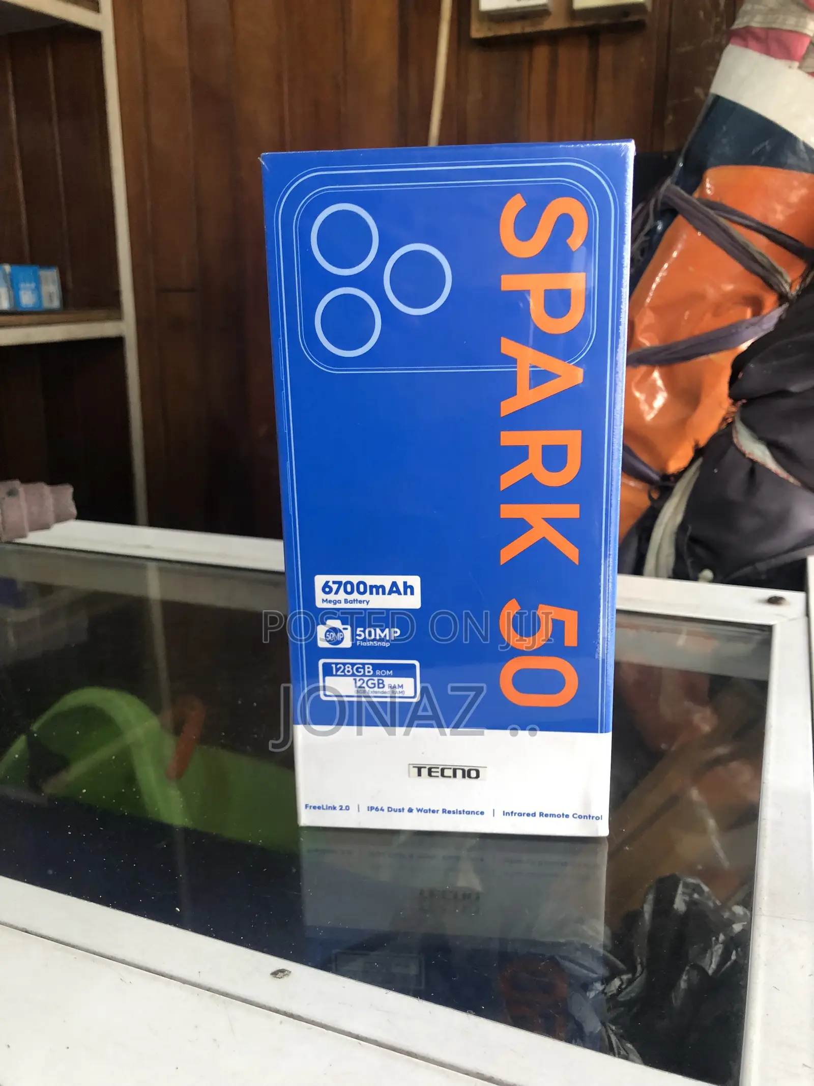 New Tecno Spark 50 128 GB Blue