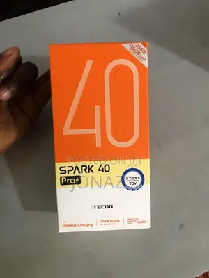 New Tecno Spark 40 Pro+ 256 GB Black