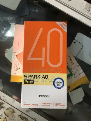 New Tecno Spark 40 Pro+ 256 GB Black