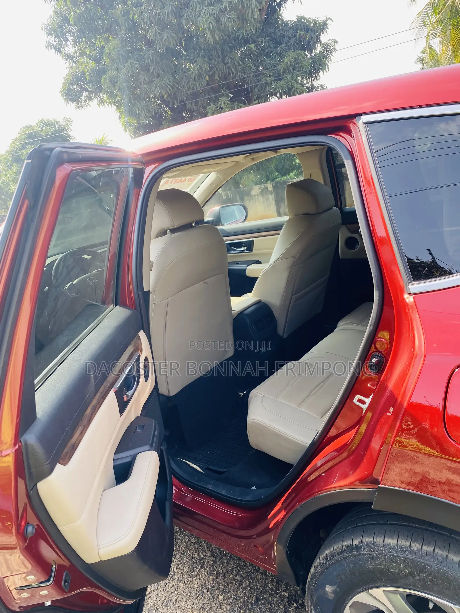 Honda CR-V EX-L 4dr SUV AWD (1.5L 4cyl CVT) 2017 Red