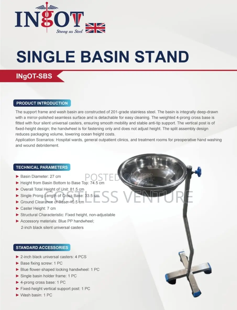 Ingot Single Bowl With Stand