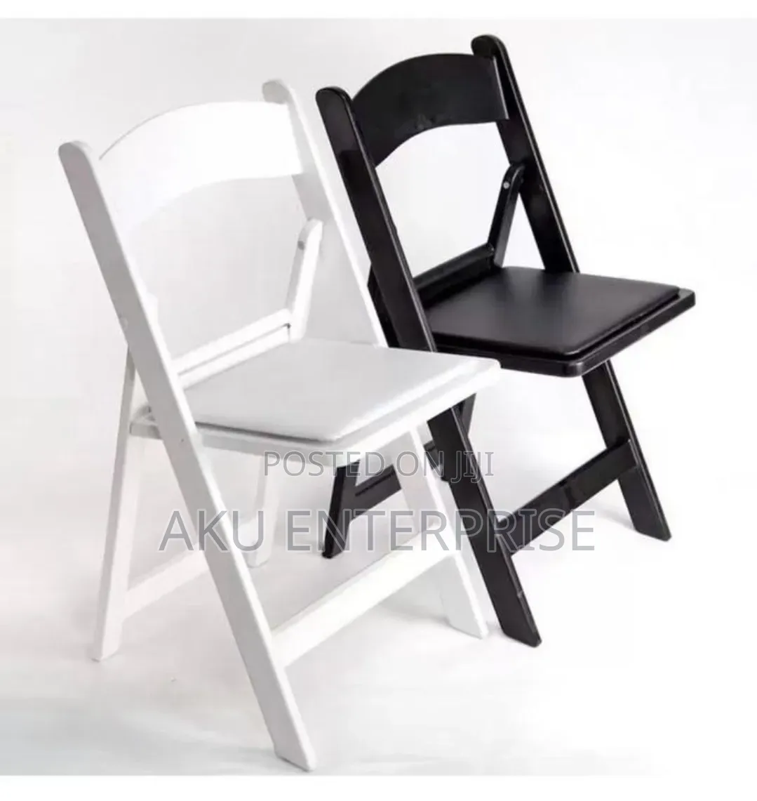 Gladiator, Wedding Party Rental Rasin Style Foldable White Chairs