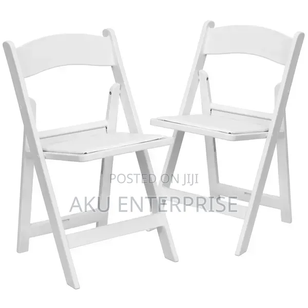 Gladiator, Wedding Party Rental Rasin Style Foldable White Chairs