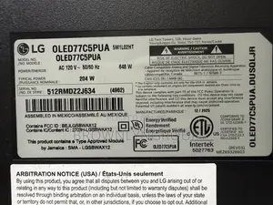 LG 77-Inch OLED Evo Ai C5 Smart TV - 2025