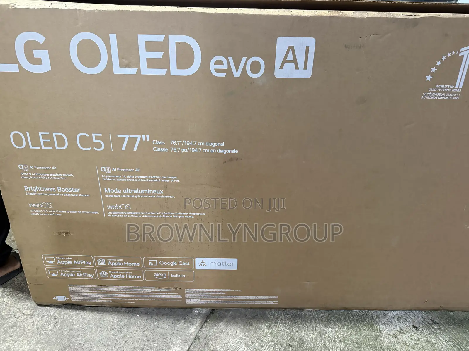 LG 77-Inch OLED Evo Ai C5 Smart TV - 2025