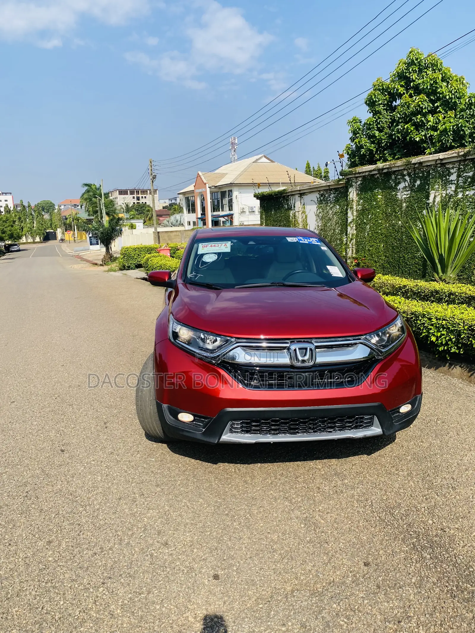 Honda CR-V EX-L 4dr SUV AWD (1.5L 4cyl CVT) 2017 Red