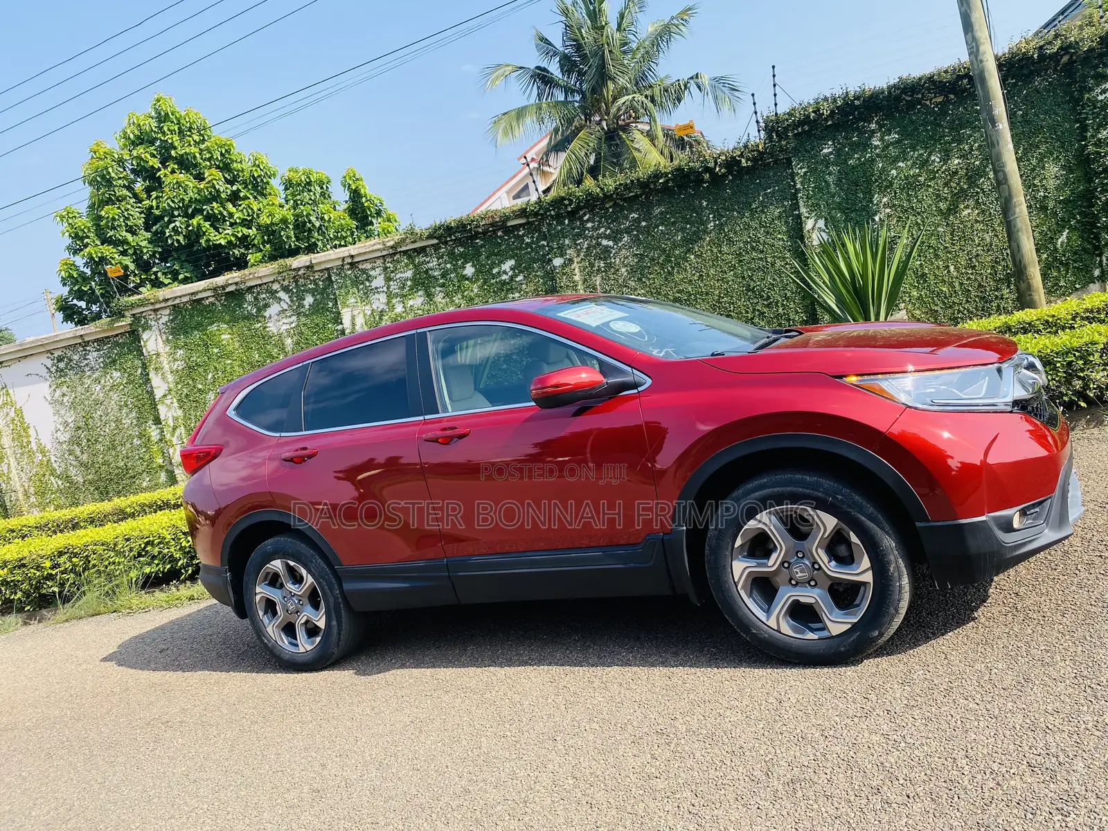 Honda CR-V EX-L 4dr SUV AWD (1.5L 4cyl CVT) 2017 Red