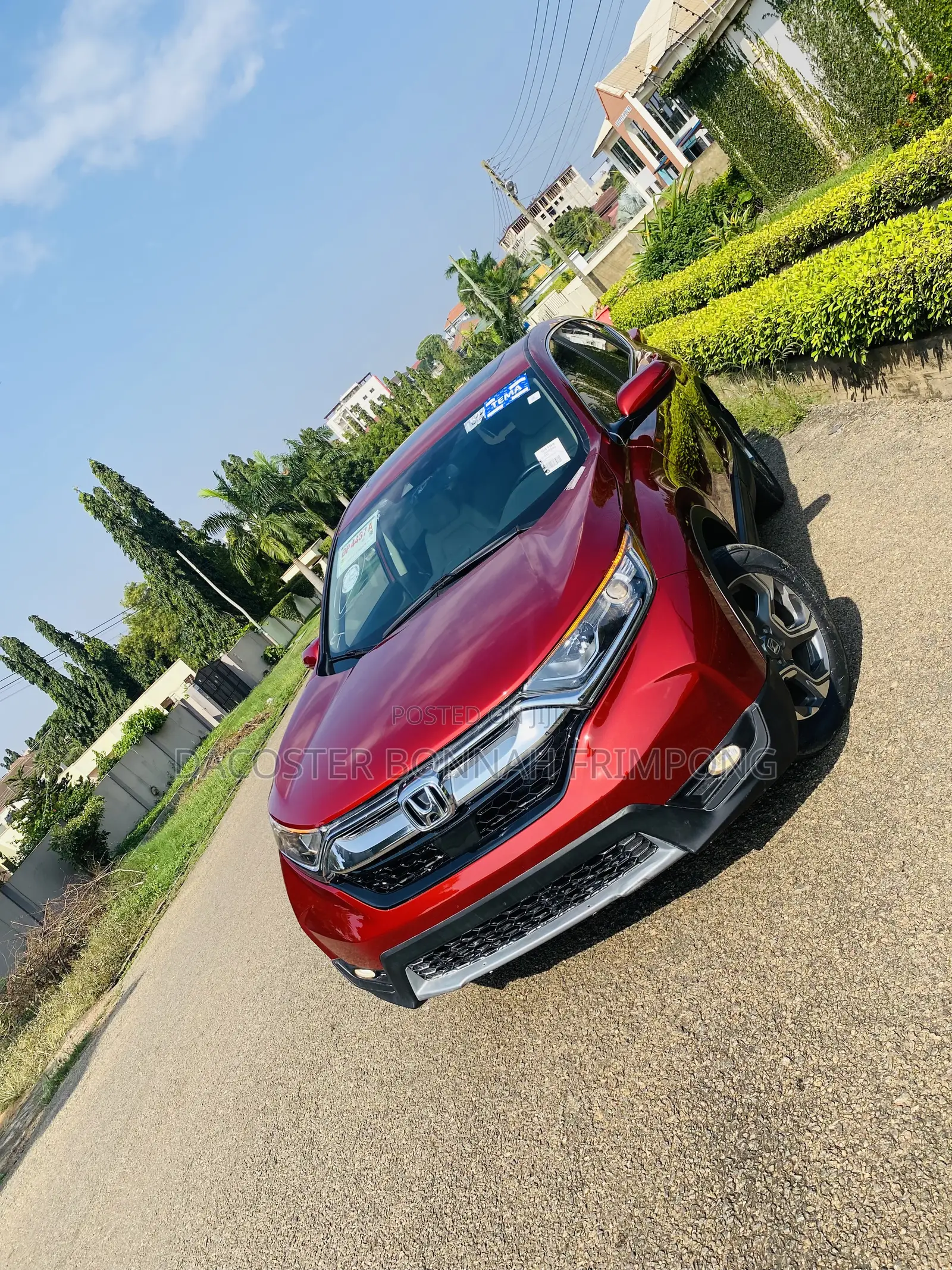 Honda CR-V EX-L 4dr SUV AWD (1.5L 4cyl CVT) 2017 Red