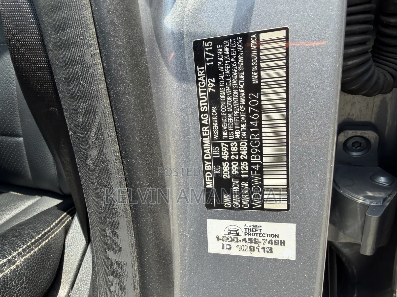 Mercedes-Benz C300 Luxury Sedan RWD (2.0L 4cyl 7A) 2016 Gray