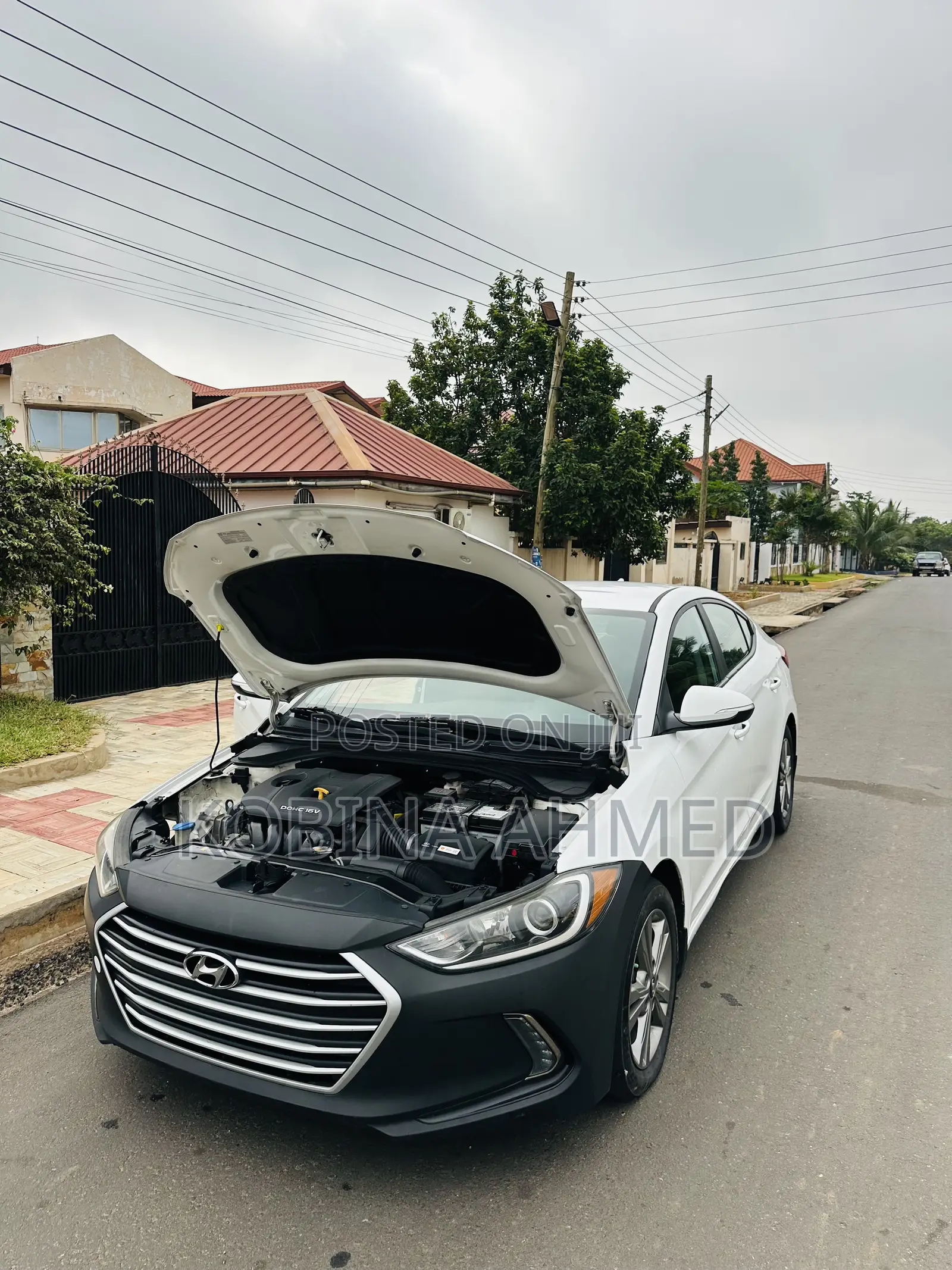 Hyundai Elantra Sport Sedan FWD (1.6L 4cyl 6M) 2017 White