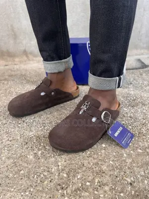 Chrome Hearts X Birkenstock Boston Clogs(Suede Coffee Brown)