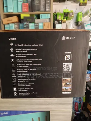 Ultra AOV 4G 3 Lens Solar Camera With Siren / S13