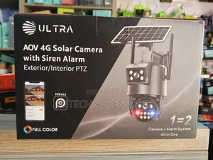 Ultra AOV 4G 2 Lens Solar Camera With Siren/S12